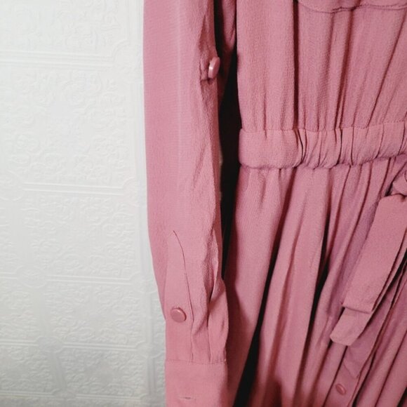 Equipment Jacquot Mesa Rose Mido button down utility dress - Picture 4 of 13